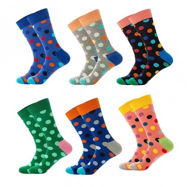 Men's 1 Pair Socks Fashion Novelty Cute Colorful Spring, Fall, Winter, Summer Black Green Gray