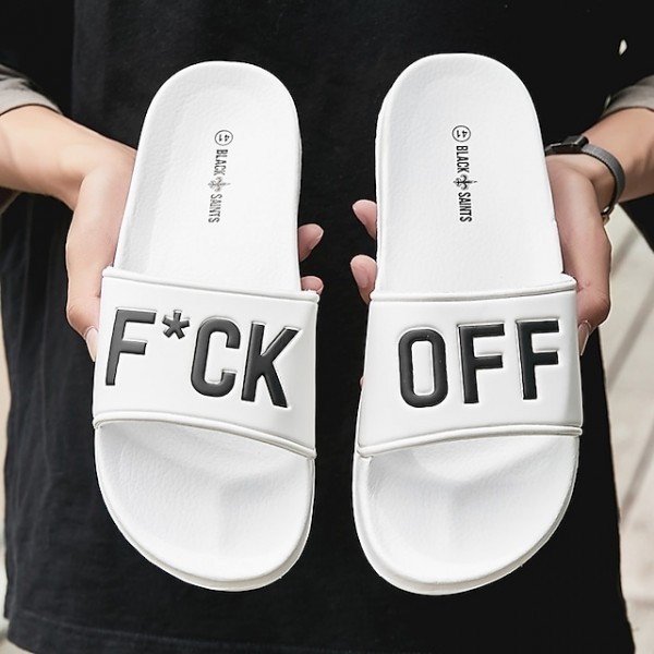 Men's Stylish Slippers & Flip-Flops Casual Beach Daily Trendy Home Slides Lightweight Non-Slipping Wear Proof Spring Summer